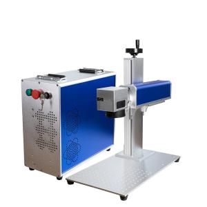 Quality Air Cooling 50W Fiber Laser Marker , 7000mm/S Aluminium Laser Engraver wholesale