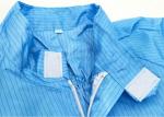 White Blue Surgical Disposable Gown Lightweight Chemical Protective Coveralls