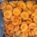 IQF Apricot Halves, pitted, unpeeled, diameter 3 - 6 cm, uncalibrated