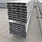 SS400 50mm C Channel Galvanized Steel ASTM Hot Dip