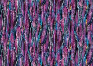 Quality TV Background Modern Removable Wallpaper , Stripe Pattern Wallpaper 0.53*10m/Roll wholesale