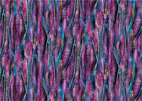 TV Background Modern Removable Wallpaper , Stripe Pattern Wallpaper 0.53*10m