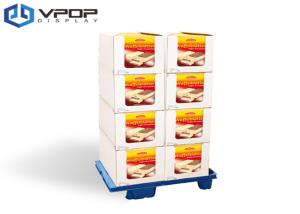 Quality UV Treatment Cardboard Pallet Display , Eco - Friendly Corrugated Pallet Display wholesale