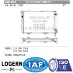 W124/200d/250td'84-93 MERCEDES BENZ Radiator 532*368*32mm Core Size
