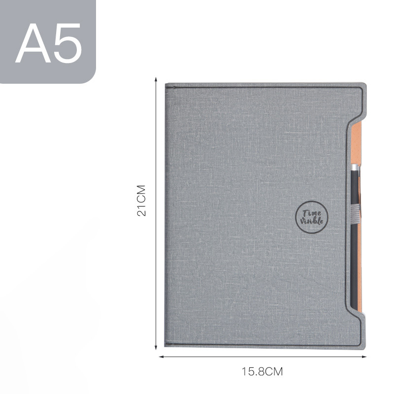 Direct A5 PU Leather Agenda Journal Notebook With Customized Inner Pages And Pen Set