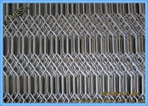 Quality Hot Dipped Galvanised Expanded Metal Mesh , Expanded Stainless Steel Mesh Grill For Fencing / Fiji wholesale