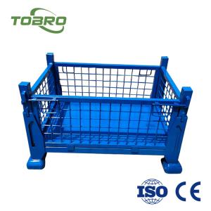 Quality High Capacity Steel Storage Cage Warehouse Industrial Heavy Duty Metal Storage Boxes wholesale