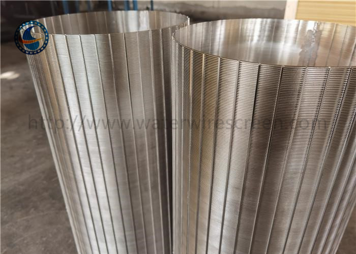 Ss 304 316l 321 Johnson Vee Wire Screen For Inner Filter Equipment