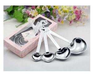 Quality New creative promotion gift product wedding gift stainless steel measure spoons set wholesale