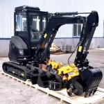 3 Ton Used Excavator Machine Rubber Track Small Home Excavator