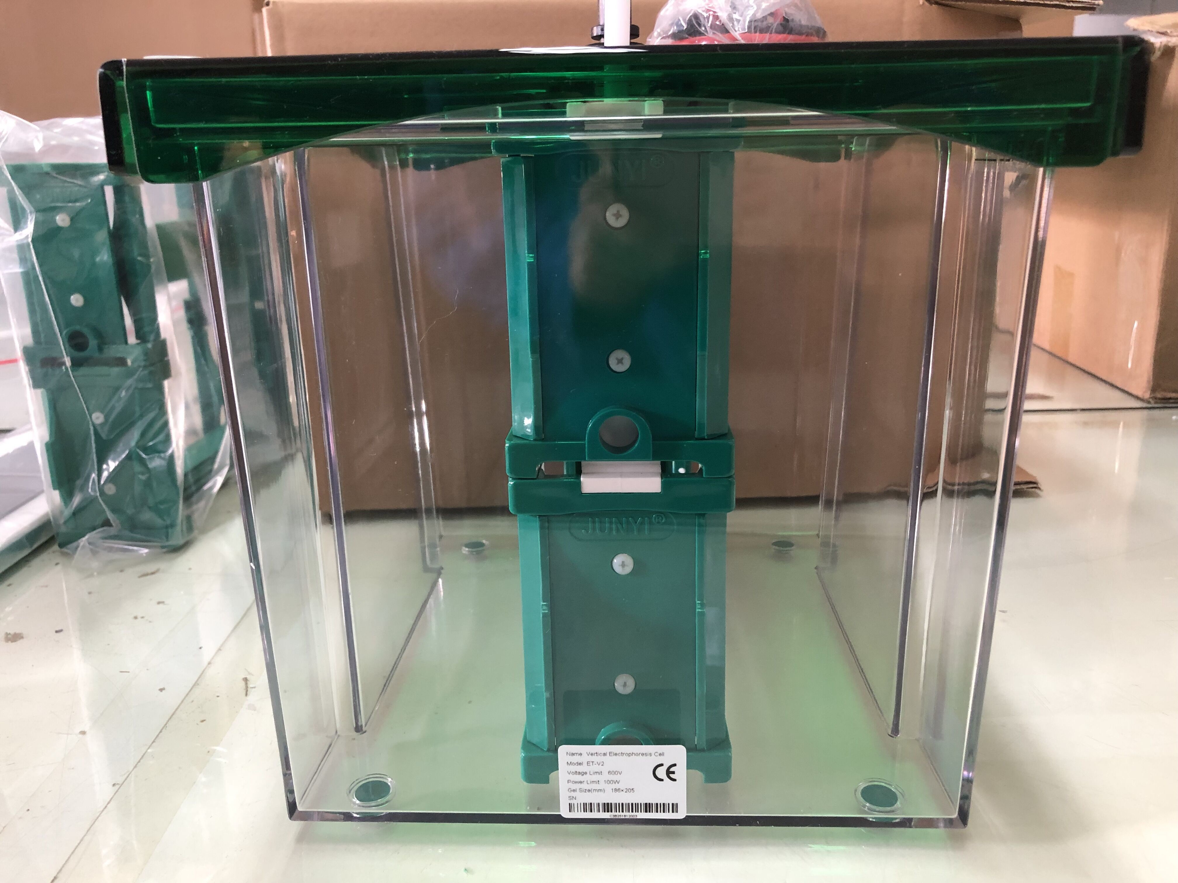 Jy-cz-bl Rapid Ssr Vertical Electrophoresis Unit , Mini Electrophoresis System