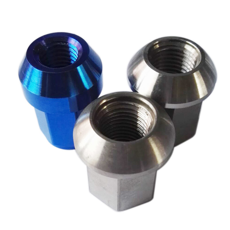 Black Close End GR5 Titanium Lug Nuts M12x1.25 M12x1.5 M14x1.5 M14x1.25 With PVD Coating