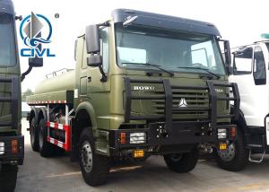 Quality China Sinotruk Howo STR Axle 6x6 Off Road 371hp Oil Tanker Truck / Fuel Tank Truck wholesale