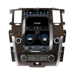 Quality PX6 Android 9.0 Patrol Nissan Sat Nav Tesla Style Head Unit Touch Screen wholesale