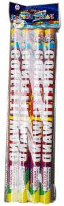 Quality Metallic Heart Paper Party Confetti Cannon 35cm For Birthday wholesale