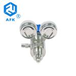 NPT 4000Psi Stainless Steel Pressure Gauge PCTFE Seat Thread Joint