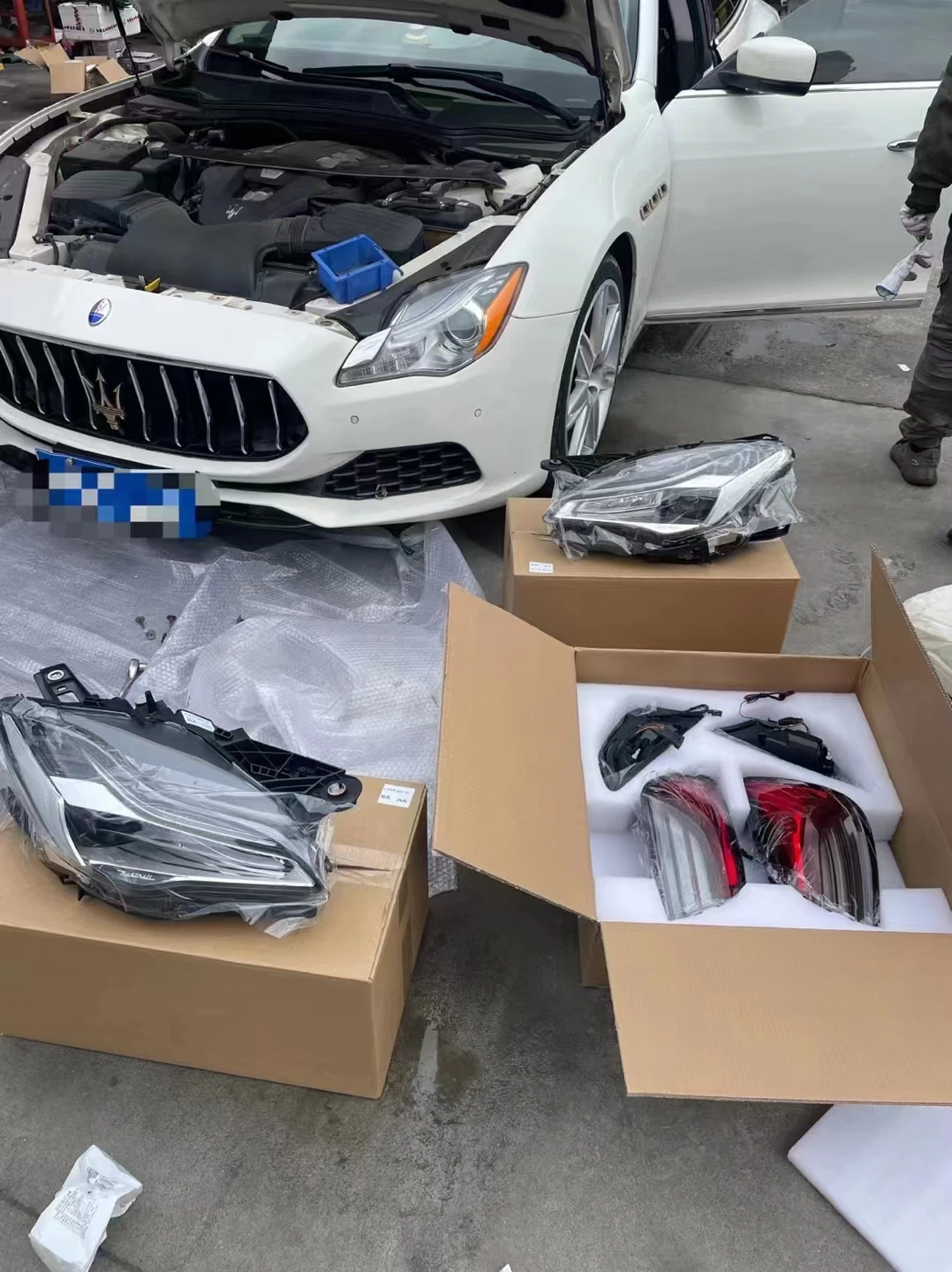 Led Headlights For Maserati Quattroporte 2014-2019 Upgrade 2022 Trofeo Laser Plug And Play