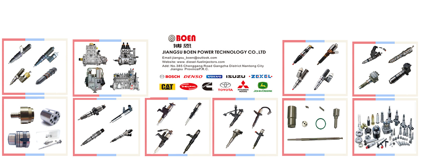 BOEN Cummins Fuel Injectors M11 QSM11 Injector 4903319 Truck Crane Parts
