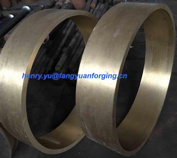 Cheap Custom Forged And Rolled Copper Rings / Metal Ring Rolling Forging for sale