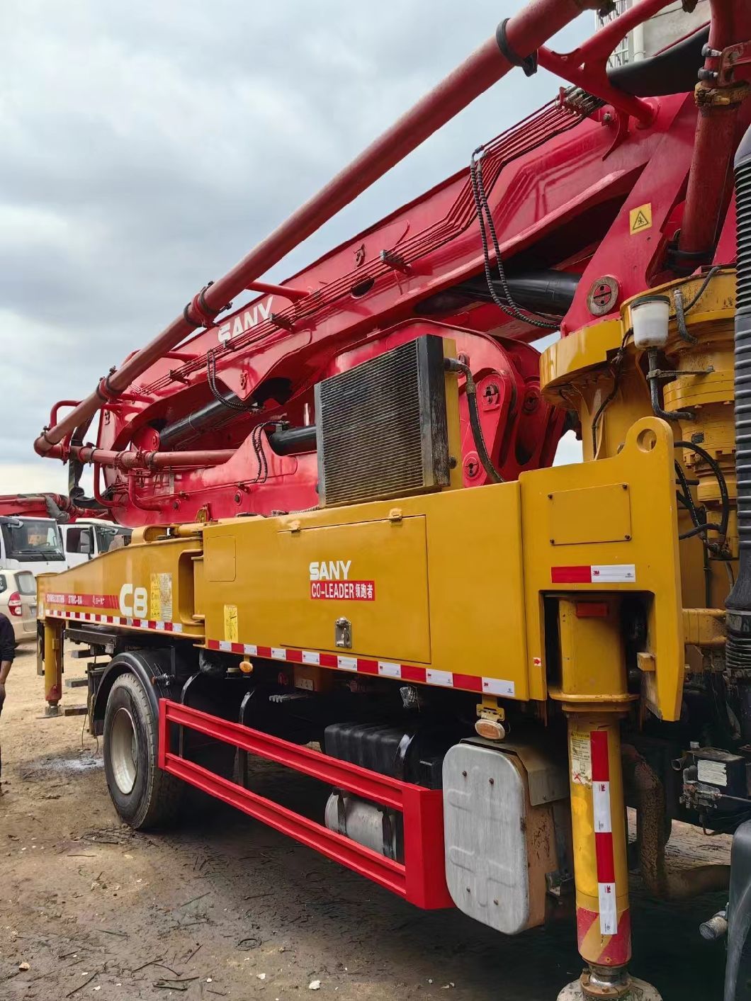 2020 Used 37m Concrete Pump Truck Heavy Equipment Concrete Boom Pump Truck Mounted Pump