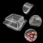 Plastic Hinged Fruit Clamshell Packaging Thermoformed PET Customizable