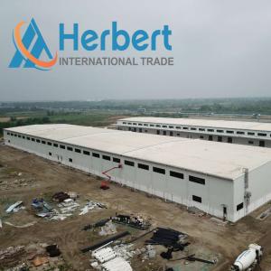 Quality Q235 Prefab Light Steel Structure Warehouse Roof Truss Factory White wholesale
