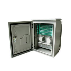 Quality 96 Cores Optical Distribution Frame Outdoor Optical Cabinet Floor Type / Wall Mounted wholesale