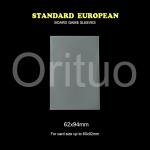62x94mm Standard European Clear Card Sleeves Acid Free Matte Non Glare