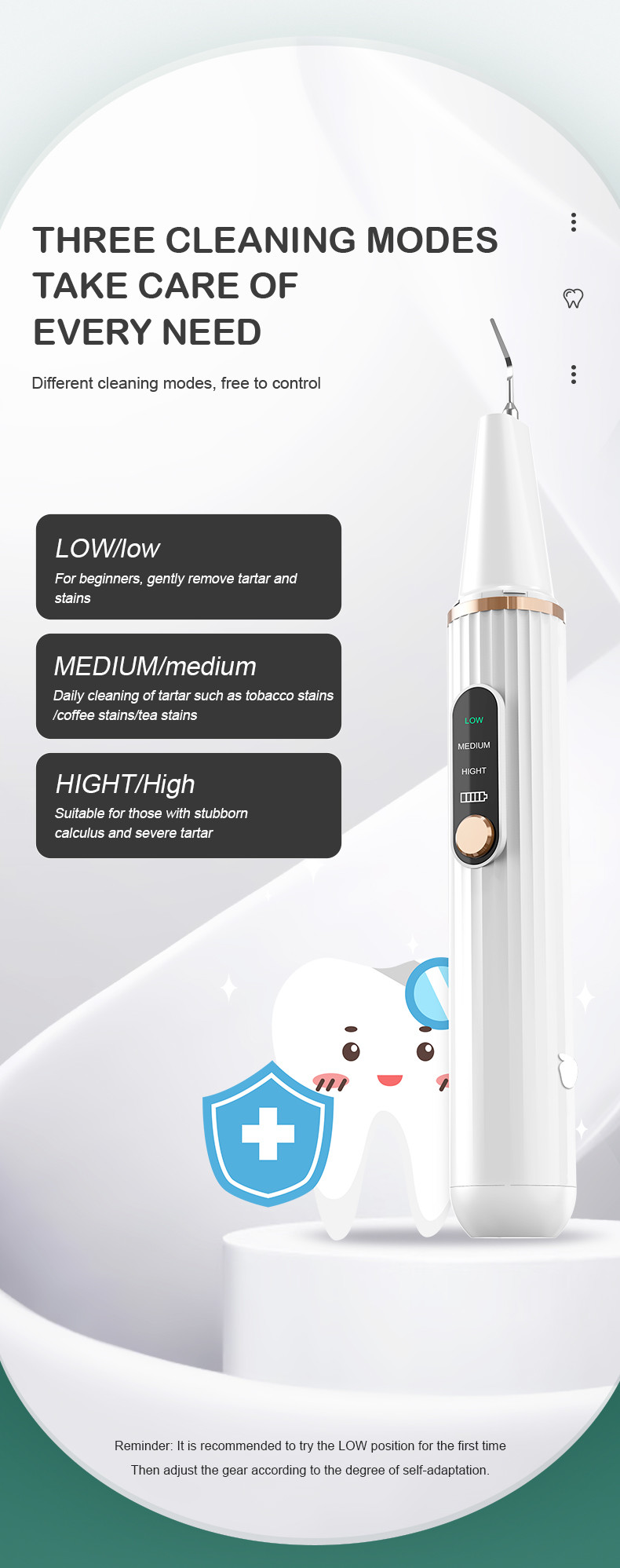 Hd Visual Safe Dental Scaler Portable Tooth Cleaning Tool Sonic Electric Tooth Cleaner