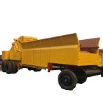GX1400 Mobile Wood Waste Shredder 1400mm Feeder Chain Feeding
