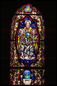 Quality Cathedral Beveled Transparent Stained Glass Sheet With Textures 3mm wholesale