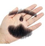 Full hand-woven fake beards, seamless men's fake mustaches, human hair-like fake