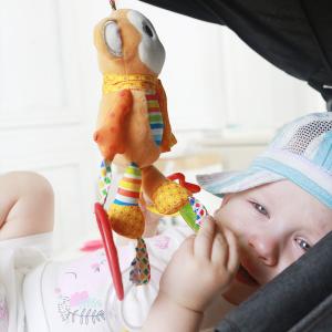 Quality Crib 19*7.5cm Baby Hanging Rattles Toys Animal Bell wholesale
