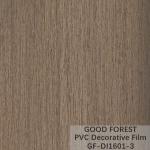 Partition PVC Decorative Film 0.25mm - 0.60mm Thickness Dark Grey Color