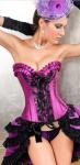 UK Lace Sexy Bustier Basques Lingerie