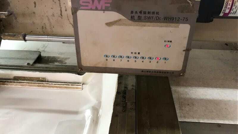 50Hz 9 Needle 12 Head Used SWF Embroidery Machine Eco Friendly