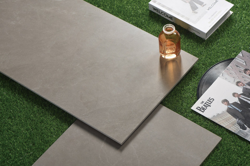 Restaurant 400x800mm Gray Inside Wall Modern Tiles Soft Glazed Ceramic Tile