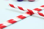 2016 hot sale striped paper straws party straws