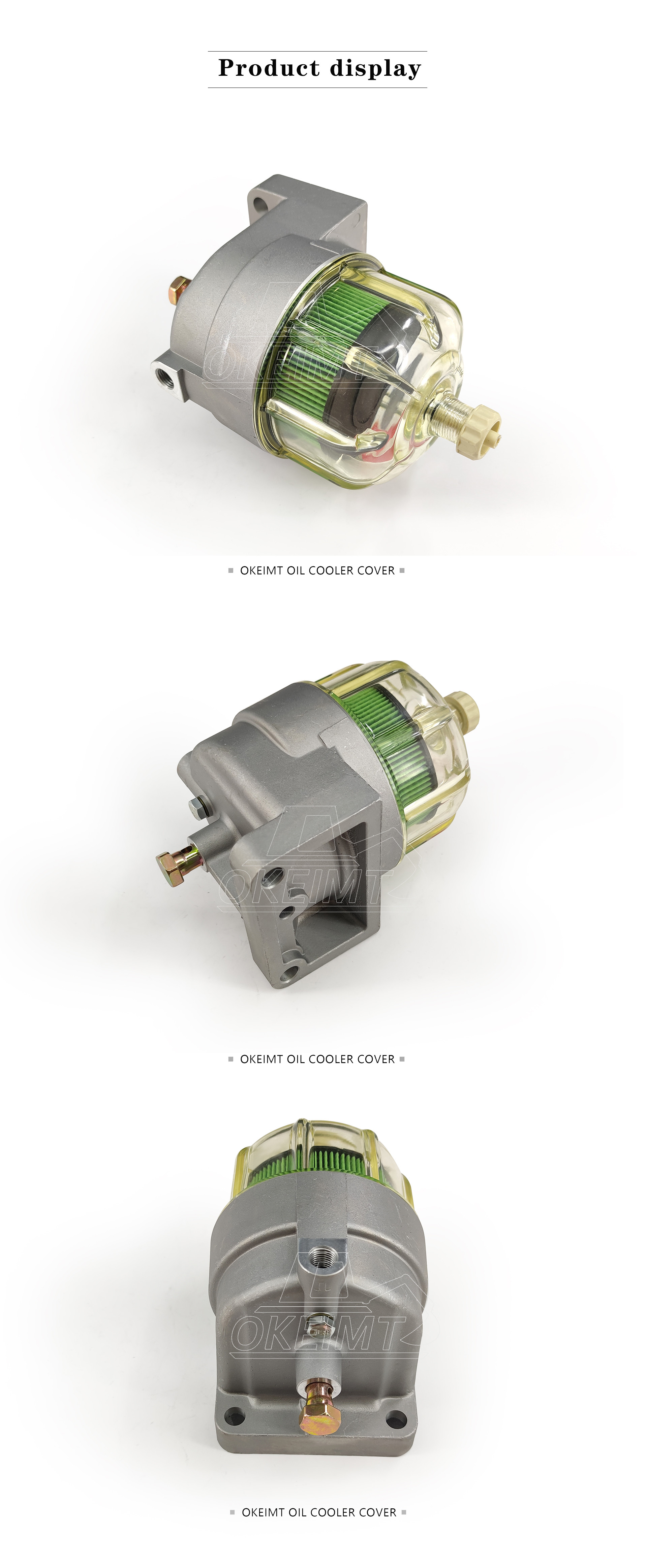 SK75-8 Excavator Oil Water Separator Assembly Parts Fuel Filter 4642641 4679980 FF5795 4719921