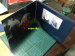 Laser Cut LCD Invitation Card 4G Memory For Christmas / Advertising Gift