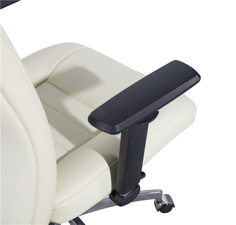 High Back With Visitor Chair Pu Office Chair With Black Pu Casters