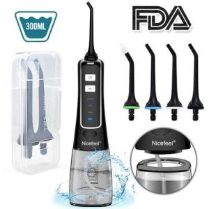Quality 0.8mm Nicefeel Cordless Water Flosser Handheld Water Pick Detachable Water Tank wholesale