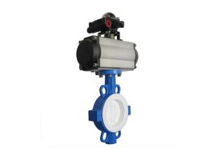 Quality Pneumatic Vacuum Ductile Iron Stainless Steel Butterfly Valve DN40 wholesale