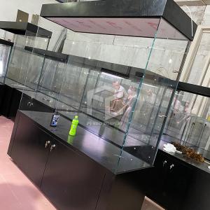 Quality EPE Foam Packaging Museum Display Cabinet 10mm Thick Tempered Glass wholesale