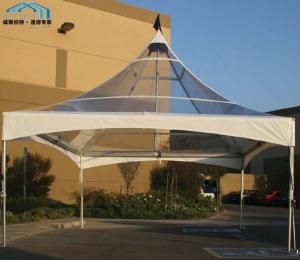 Quality Transparent Spring Top Marquee , Unique Pagoda Gazebo Tent wholesale