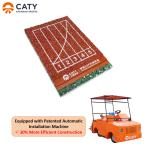 Environmental Performance Rubber Athletic Race Track Hybrid Seamless Surface