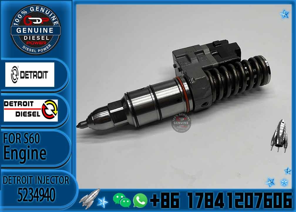 Engine 6067GU60 For Detroit Diesel Fuel Injector R5234940 5234940 For Ford, Freightliner, Kenworth, Peterbilt, VOL, We