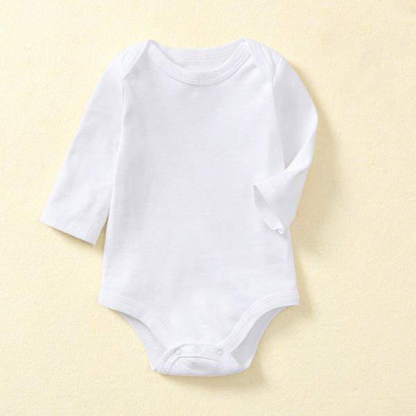 Unisex onesie bodysuit with bib 100% cotton organic jumpsuit knitted baby romper