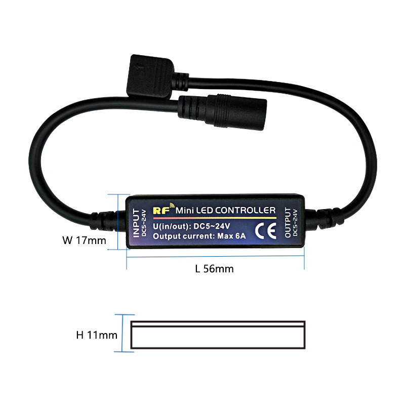 RF Remote DC 5V LED RGB Controller RGBCCT For LED Colorful Lights