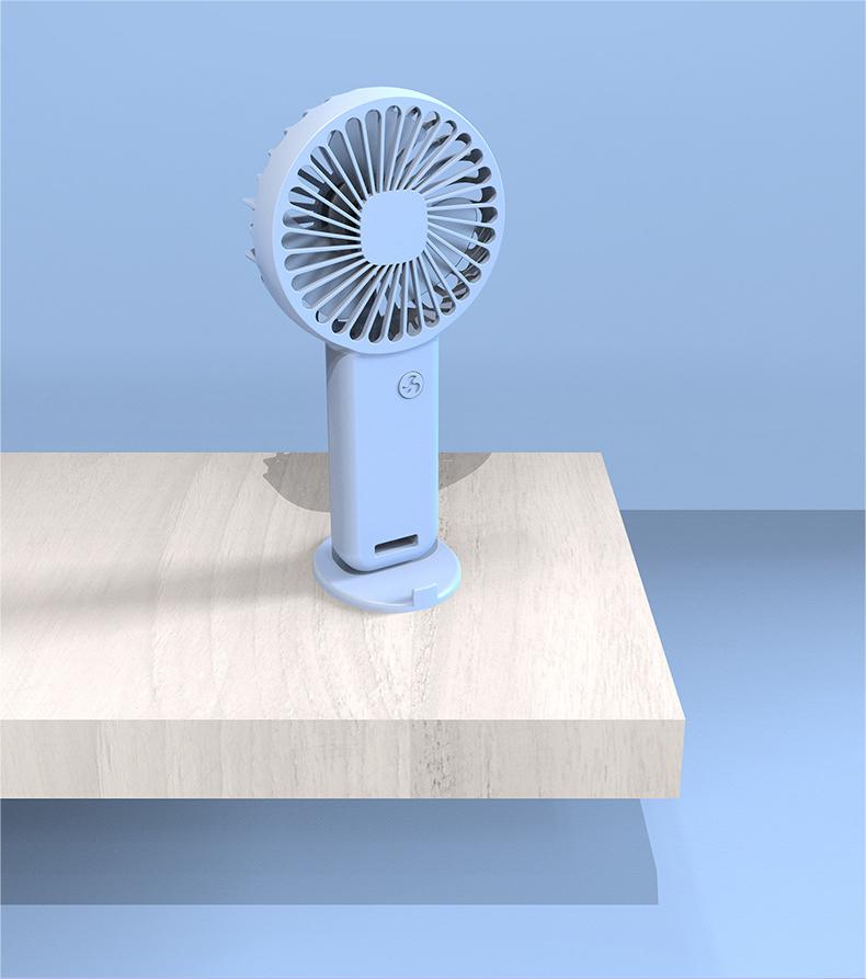 Desktop and Outdoor Cooling USB Charging Refrigeration Fan with Adjustable Height